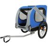 Large Folding Bike Trailer for Dogs â€“ 120LB Capacity All-Terrain Pet Carrier, Durable Steel Frame for Cycling, Jogging, Camping & Outdoor Adventures