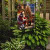 German Shepherd and Santa Claus Garden Flag Mailbox Flag Decorative Yard Flag Banner Outside Patio Artwork Yard Flower Beds, Garden Size, Multicolor