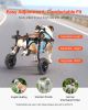 VEVOR Dog Wheelchair for Back Legs, Adjustable 2 Wheels Pet Wheelchair, Lightweight Dog Cart with Shock-Absorbing Wheels