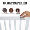 VEVOR Freestanding Pet Barrier, 24" Height x 80.3" Width, 4-Panel Folding Dog Gate for Various Openings