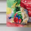 Cairn Terrier Christmas House Flag Large Porch Sleeve Pole Decorative Outside Yard Banner Artwork Wall Hanging, Polyester, House Size, Multicolor