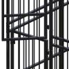 Dog Kennel Black Powder-coated steel Large Durable Dog Kennel