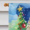 Cairn Terrier Christmas House Flag Large Porch Sleeve Pole Decorative Outside Yard Banner Artwork Wall Hanging, Polyester, House Size, Multicolor