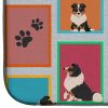 Lots of Tricolor Sheltie Dish Drying Mat Absorbent Dish Drying Mat Pad for Kitchen Counter Dish Drainer Mat for Countertop, 14 x 21", Multicolor
