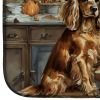 Cocker Spaniel Fall Kitchen Pumpkins Dish Drying Mat Absorbent Dish Drying Mat Pad for Kitchen Counter Dish Drainer Mat for Countertop, 14 x 21"