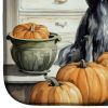Afghan Hound Fall Kitchen Pumpkins Dish Drying Mat Absorbent Dish Drying Mat Pad for Kitchen Counter Dish Drainer Mat for Countertop, 14 x 21"