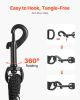 VEVOR Rope Dog Leash, 6ft Heavy Duty Dog Leash with Comfortable Padded Handle, Strong Nylon Thick Leash with Reflective Threads