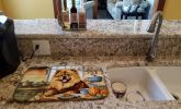Chow Chow Fall Kitchen Pumpkins Dish Drying Mat Absorbent Dish Drying Mat Pad for Kitchen Counter Dish Drainer Mat for Countertop, 14 x 21"