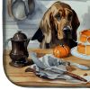 Bloodhound Fall Kitchen Pumpkins Dish Drying Mat Absorbent Dish Drying Mat Pad for Kitchen Counter Dish Drainer Mat for Countertop, 14 x 21"