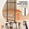 VEVOR Pet Feeding Station with Storage, Elevated Dog Bowls, Raised Dog Bowl Stand, Dog Food Storage and Feeder Station with Storage Shelves, Pet Toy S