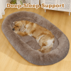 Large Dog Bed 67x43x8 Inches - Super Soft, Machine Washable & Portable With Handles, Non-Slip Bottom For Safety