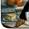 Boston Terrier Fall Kitchen Pumpkins Dish Drying Mat Absorbent Dish Drying Mat Pad for Kitchen Counter Dish Drainer Mat for Countertop, 14 x 21", Mult